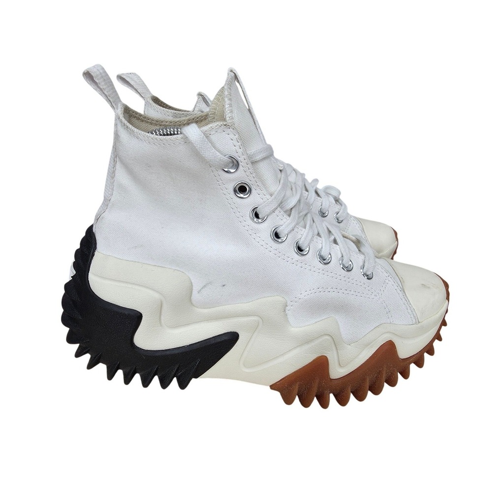 Converse Run Star Motion Sneakers Womens 8 White High Top Chunky Lug Sole